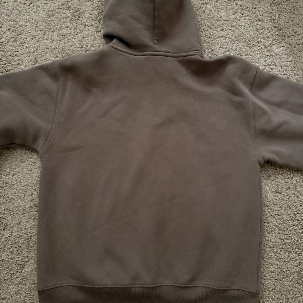 NEW - Aritzia Taupe Perfect Hoodie - Picture 4 of 4